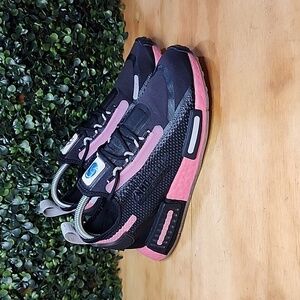 Adidas NMD R1 Spectoo NASA Shoes | Size: 7 Womens | Black & Pink